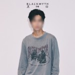 Black Myth Wukong Prints Loose Cotton Long Sleeve T-Shirt